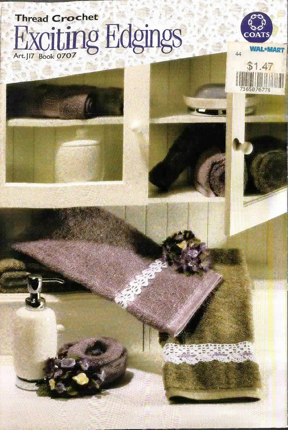Coats Thread Crochet Exciting Edgings – Art J17, Book 0707 (2003, 1st Edition)