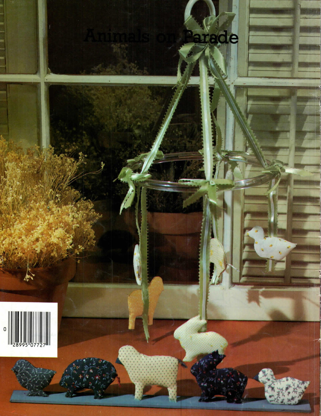No-Sew Calico Weathervane Animals (undated, Plaid #07727)