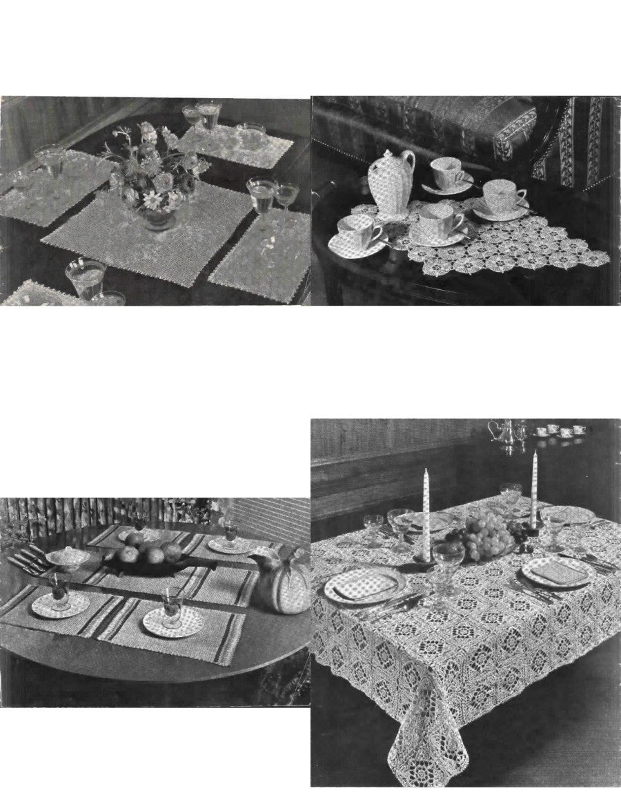 The Table Cloth Book — Crochet Designs, Book No. 9, 1939