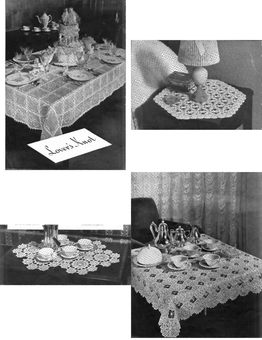 The Table Cloth Book — Crochet Designs, Book No. 9, 1939