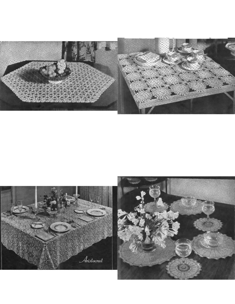 The Table Cloth Book — Crochet Designs, Book No. 9, 1939