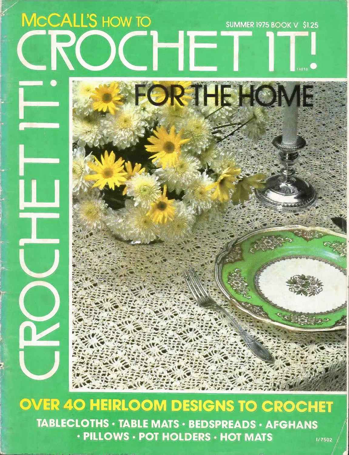 McCall's How To Crochet It! For The Home, Summer 1975, Book V