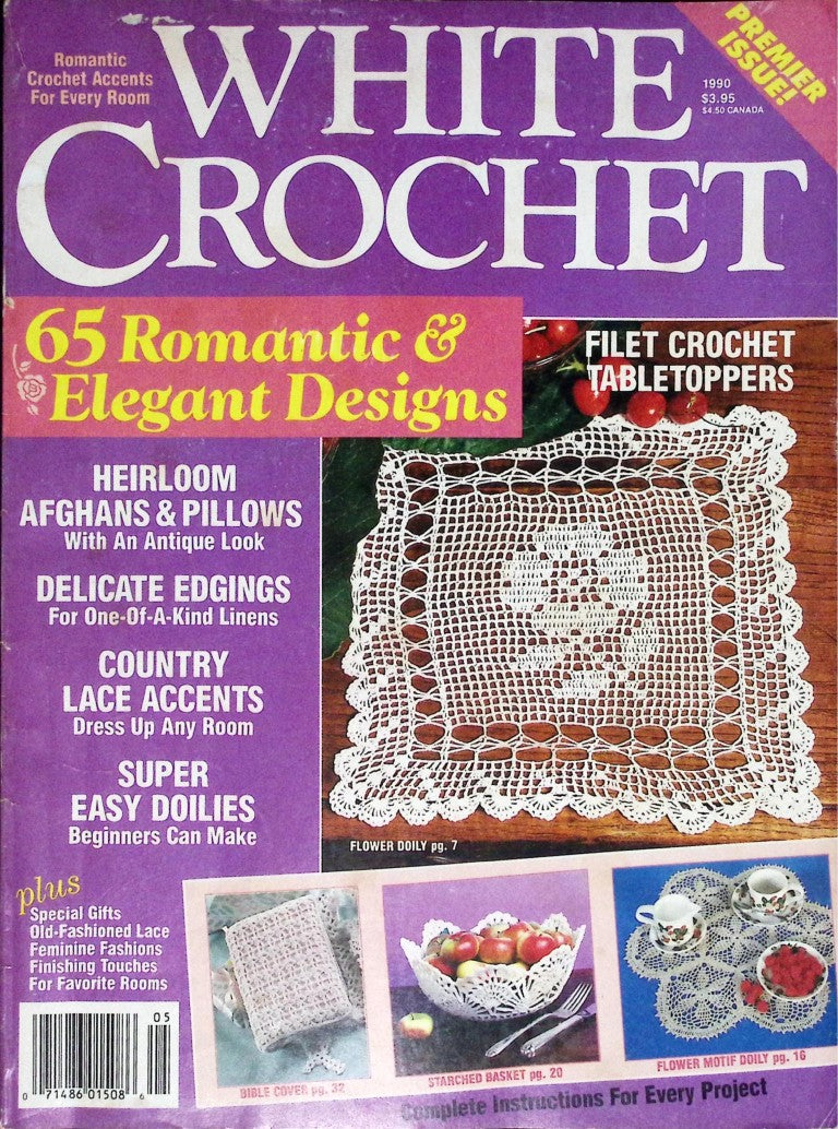 White Crochet, Vol. 1 No. 1 — Premier Issue, 1990