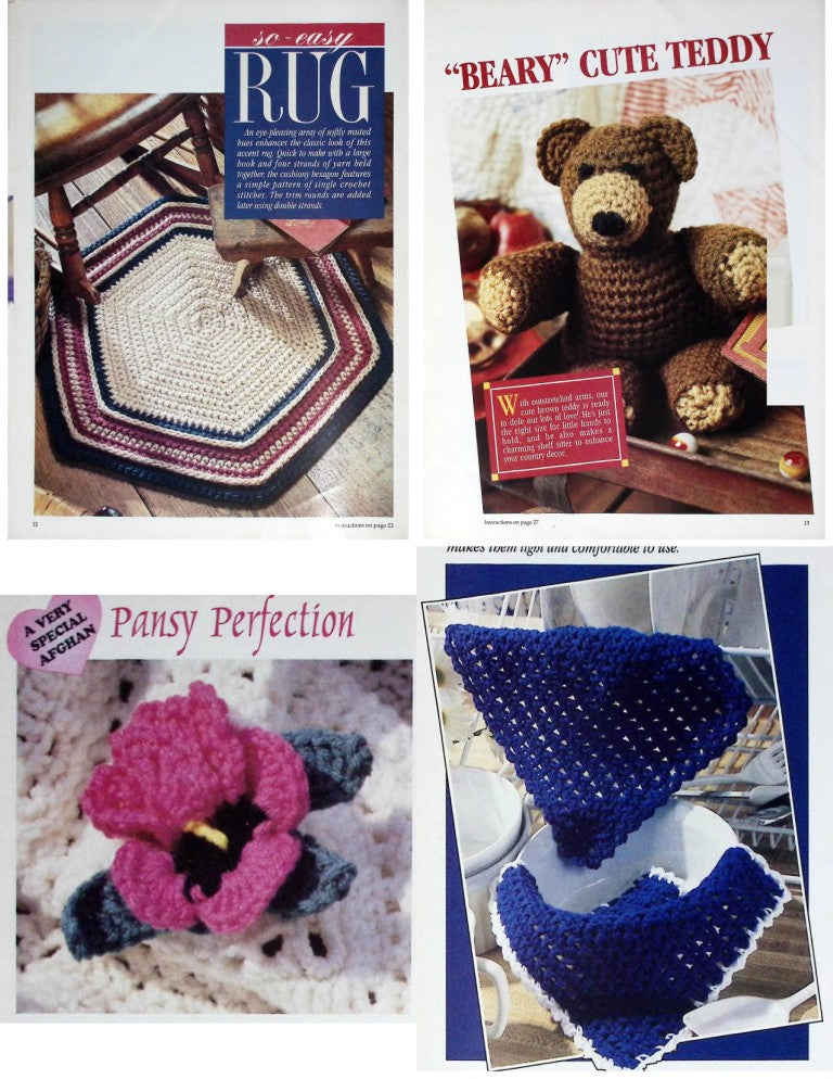 Crochet with Red Heart (Crochet With Heart), Premier Issue — Vol. 1 No. 1, 1996