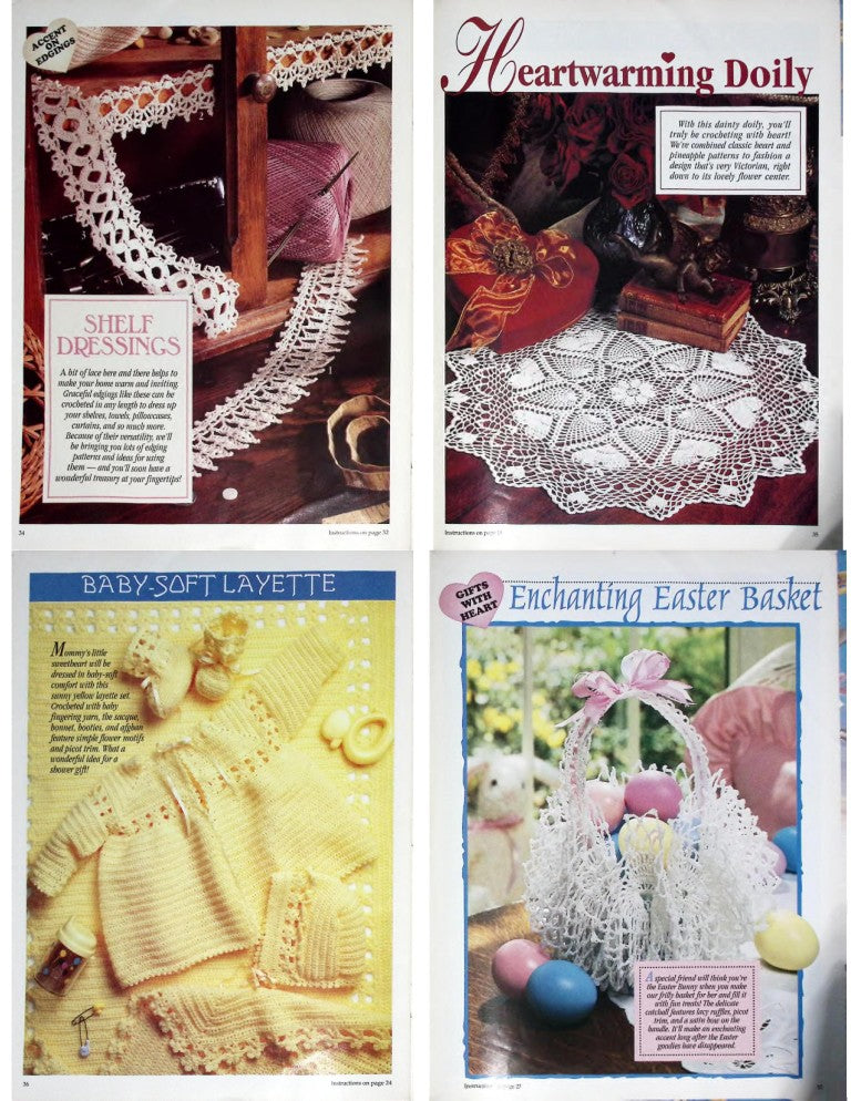 Crochet with Red Heart (Crochet With Heart), Premier Issue — Vol. 1 No. 1, 1996