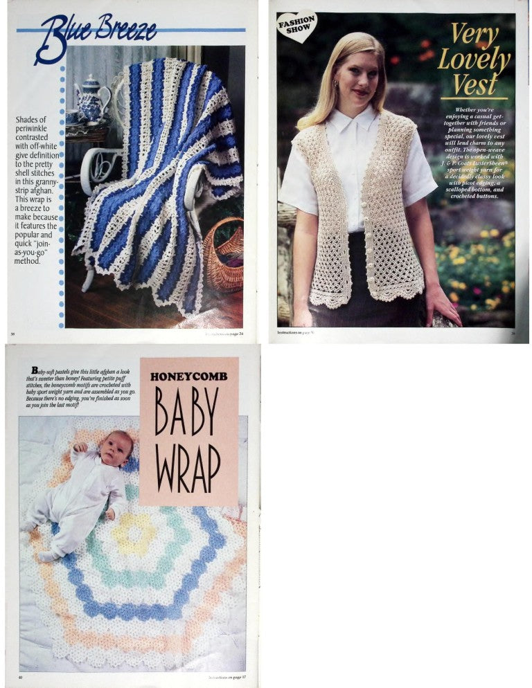 Crochet with Red Heart (Crochet With Heart), Premier Issue — Vol. 1 No. 1, 1996