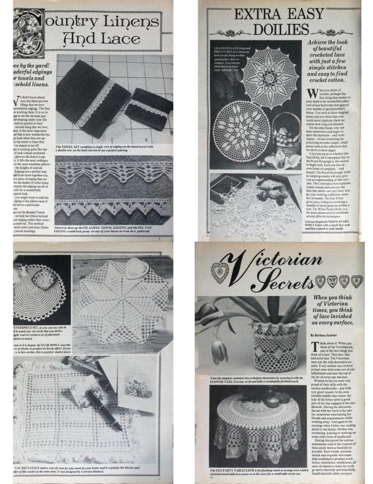 White Crochet, Vol. 1 No. 1 — Premier Issue, 1990