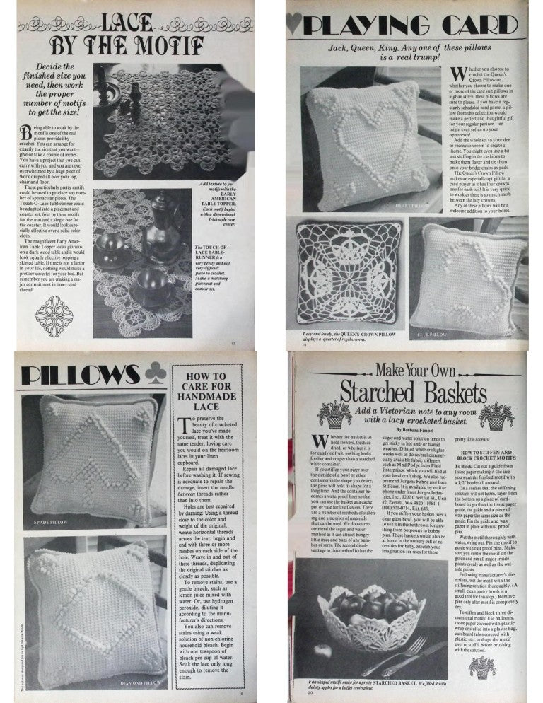 White Crochet, Vol. 1 No. 1 — Premier Issue, 1990