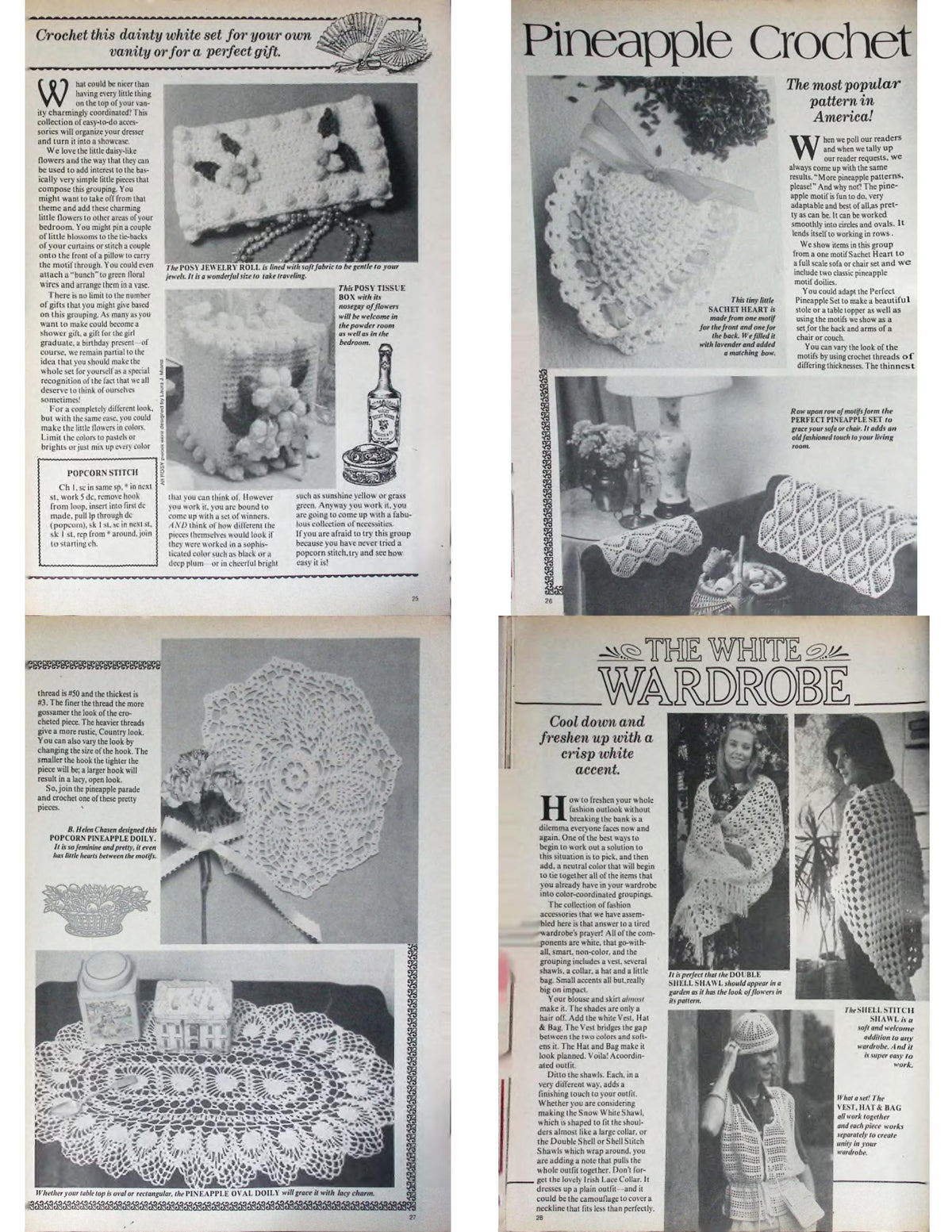 White Crochet, Vol. 1 No. 1 — Premier Issue, 1990