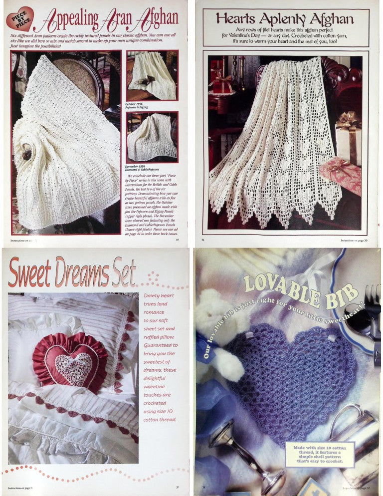 Crochet with Red Heart (Crochet With Heart), February 1997 — Vol. 1 No. 6