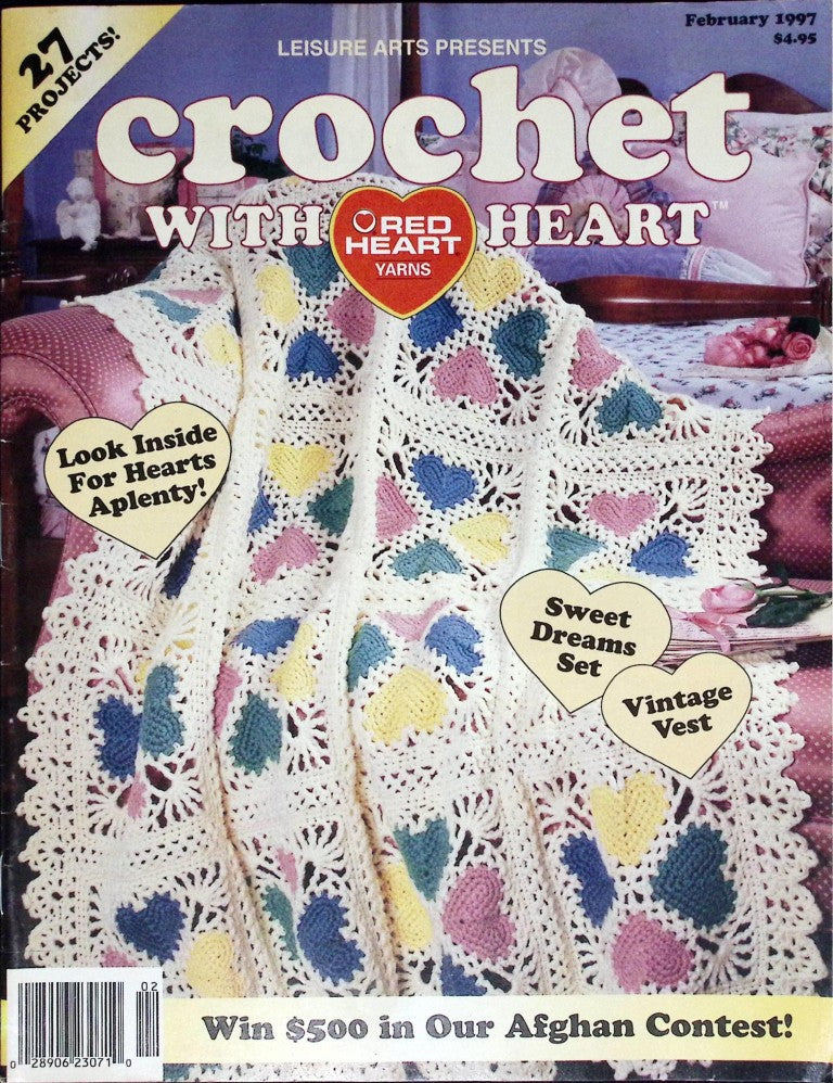 Crochet with Red Heart (Crochet With Heart), February 1997 — Vol. 1 No. 6