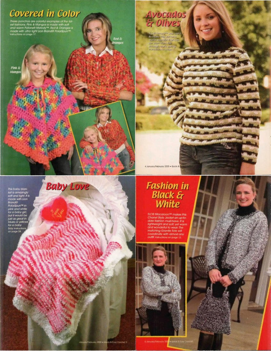 Quick & Easy Crochet, January/February 2005 — Volume XX, Issue 1 (2005)