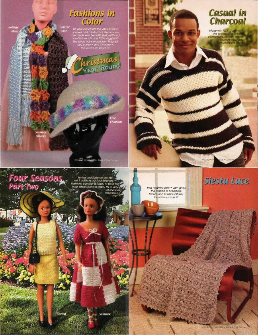 Quick & Easy Crochet, January/February 2005 — Volume XX, Issue 1 (2005)