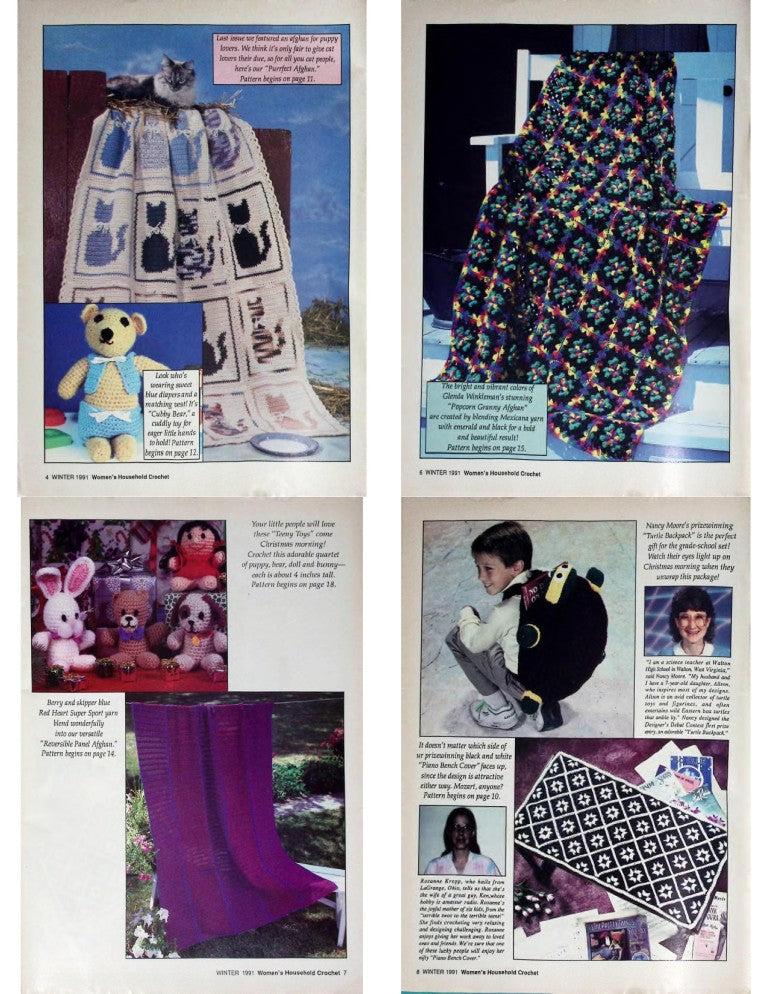 Women’s Household Crochet, Vol. 10 No. 4 — Winter 1991