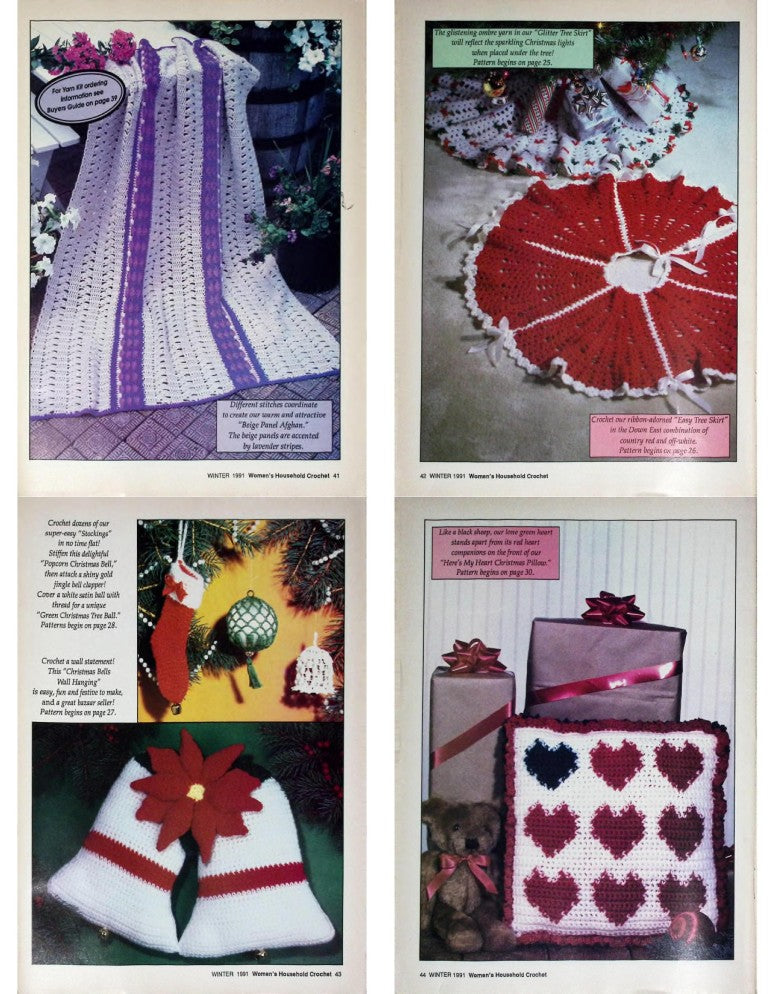 Women’s Household Crochet, Vol. 10 No. 4 — Winter 1991