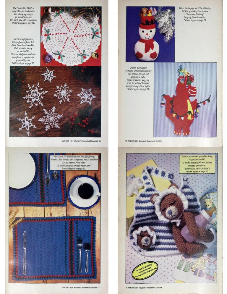 Women’s Household Crochet, Vol. 10 No. 4 — Winter 1991