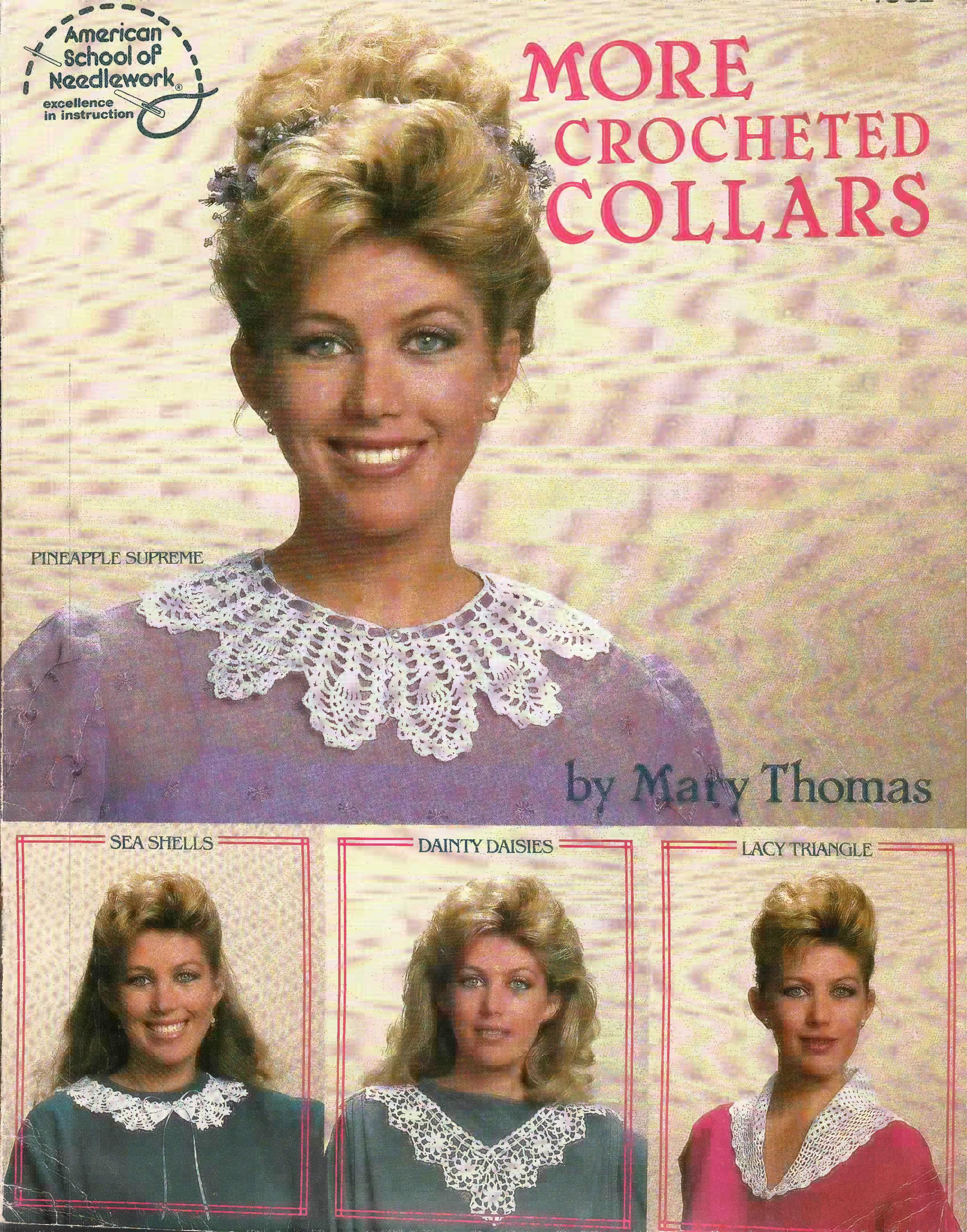 More Crocheted Collars (1987) - American School of Needlework #1052