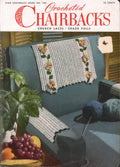 Crocheted Chairbacks — Church Laces · Shade Pulls  Star Chairback Book No. 105, 1954