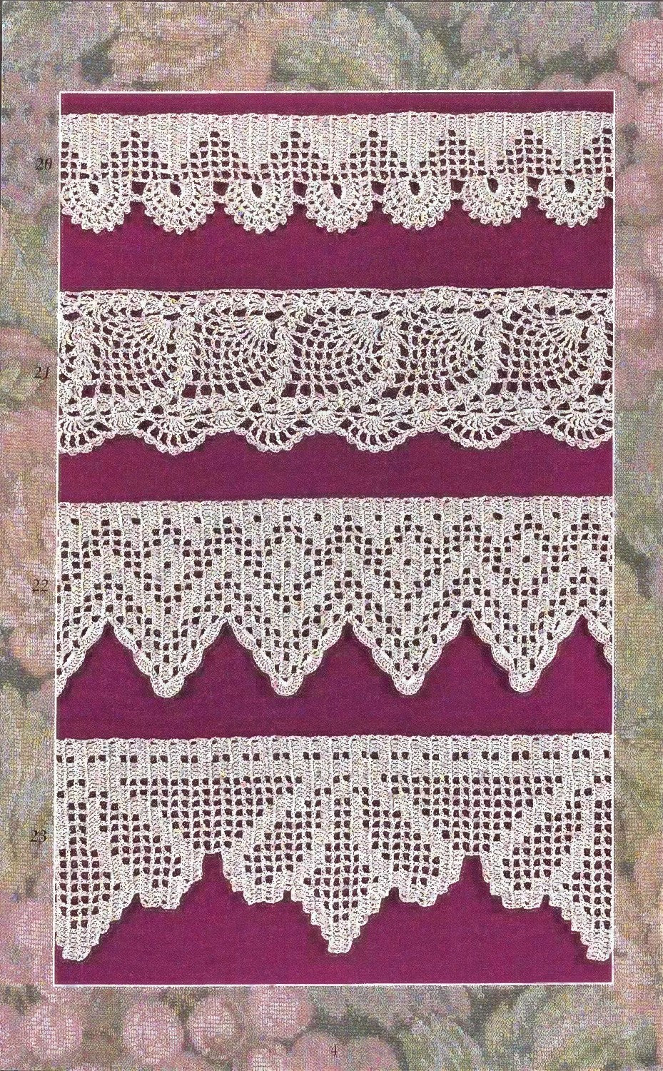 Coats Edgings to Crochet, Tat, & Knit – Art J16, Book 0105 (2001, 1st Edition)