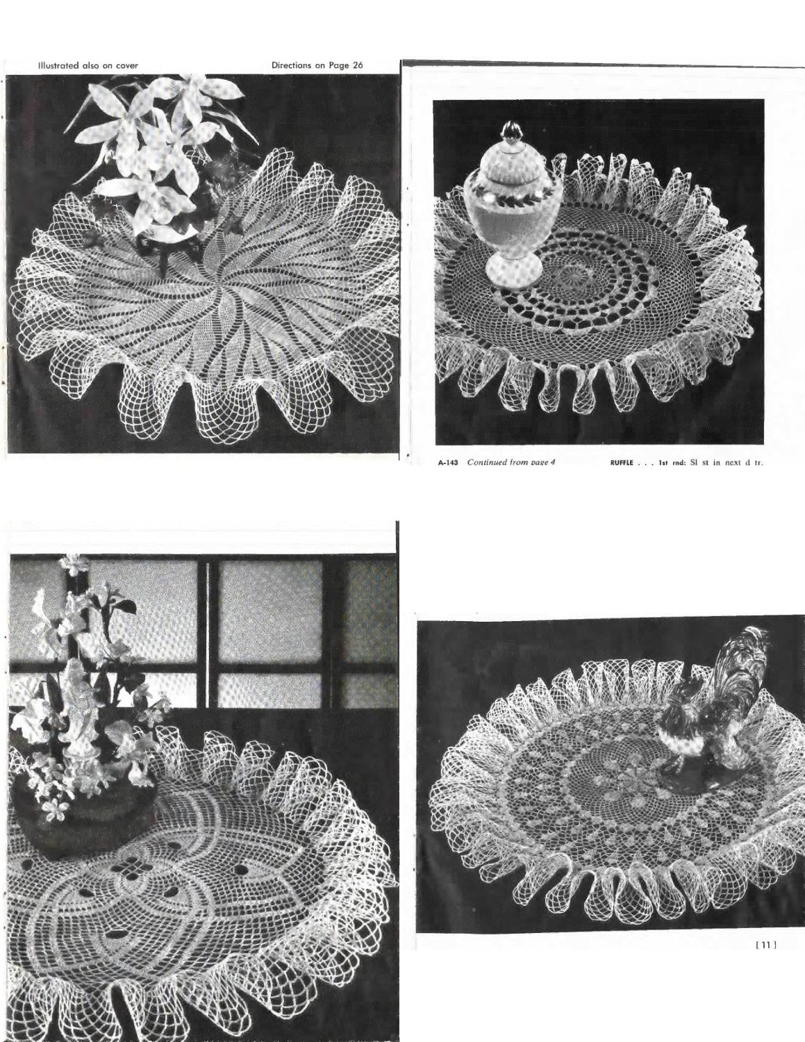 Coats & Clark’s Book No. 107 – Ruffled Doilies (Copyright 1959; Second Edition 1959–1967)