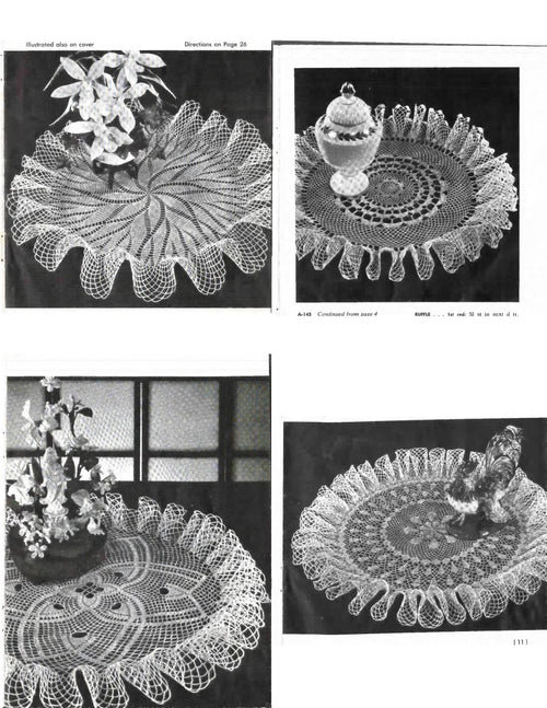 Coats & Clark’s Book No. 107 – Ruffled Doilies (Copyright 1959; Second Edition 1959–1967)
