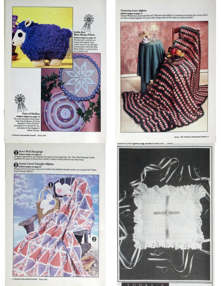 Women’s Household Crochet, Vol. 11 No. 1 — Spring 1992