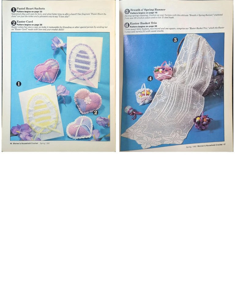 Women’s Household Crochet, Vol. 11 No. 1 — Spring 1992