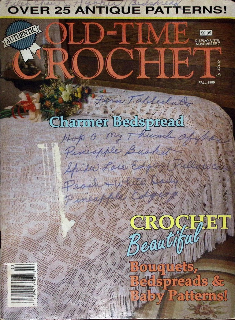 Old-Time Crochet, Fall 1989 — Vol. 11 No. 3