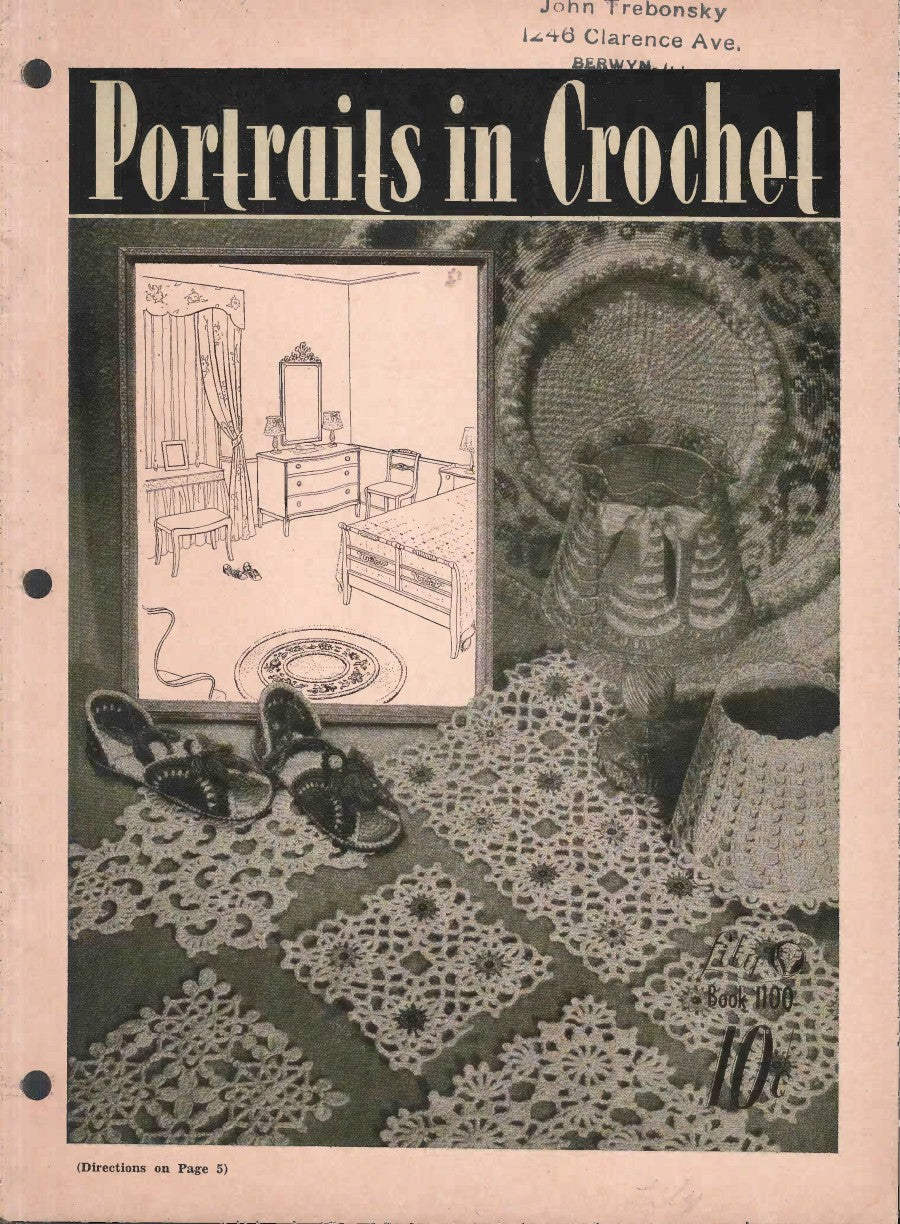 Portraits in Crochet — Lily Book 1100, c. 1943