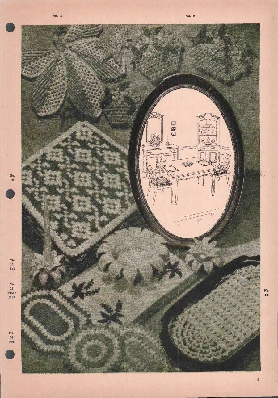 Portraits in Crochet — Lily Book 1100, c. 1943