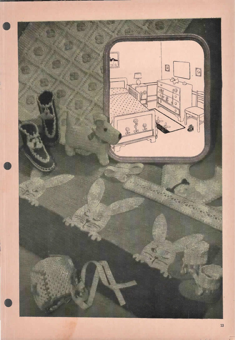Portraits in Crochet — Lily Book 1100, c. 1943