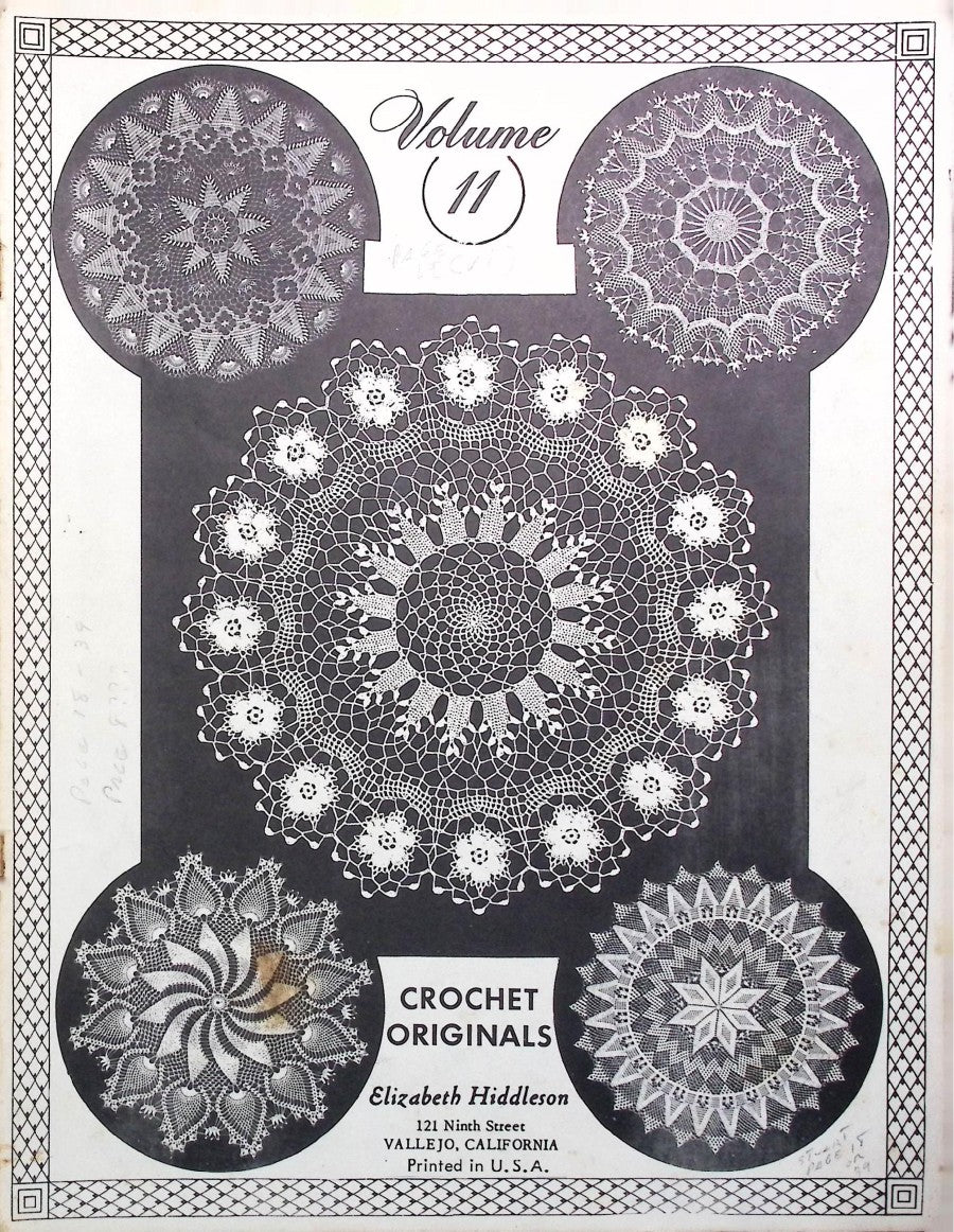 Crochet Originals, Volume 11 — Elizabeth Hiddleson, 1964
