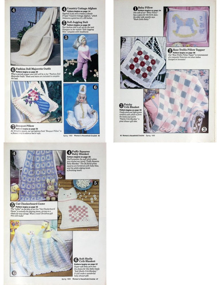 Women’s Household Crochet, Vol. 12 No. 1 — Spring 1993