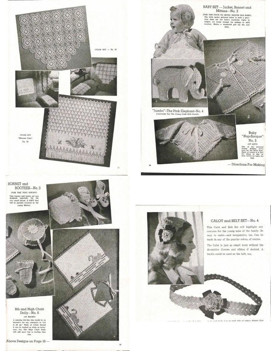 Lily’s Album of Crocheted Designs — Book 1200, (1944)