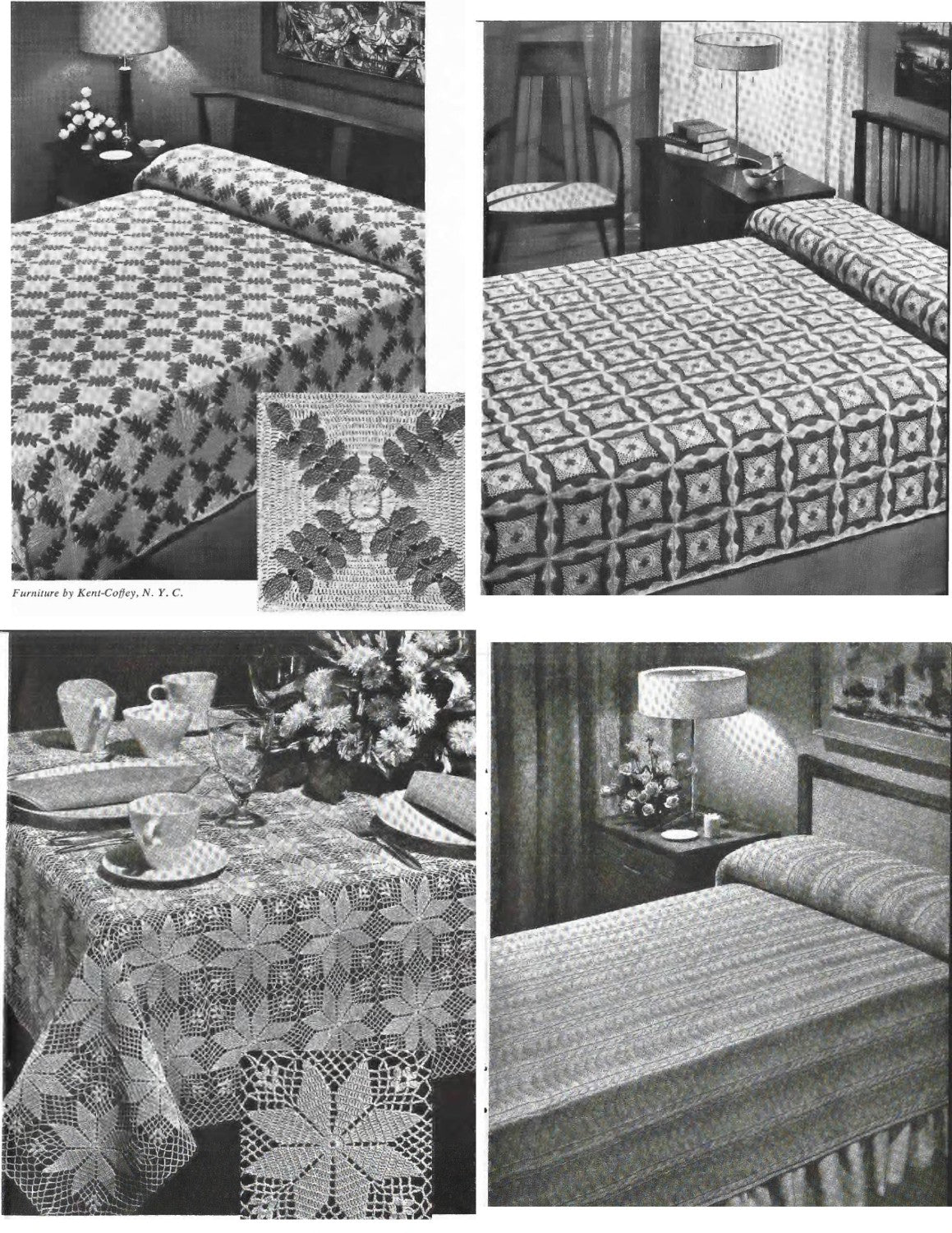 Coats & Clark’s Book No. 120 – Tablecloths Bedspreads (1961)