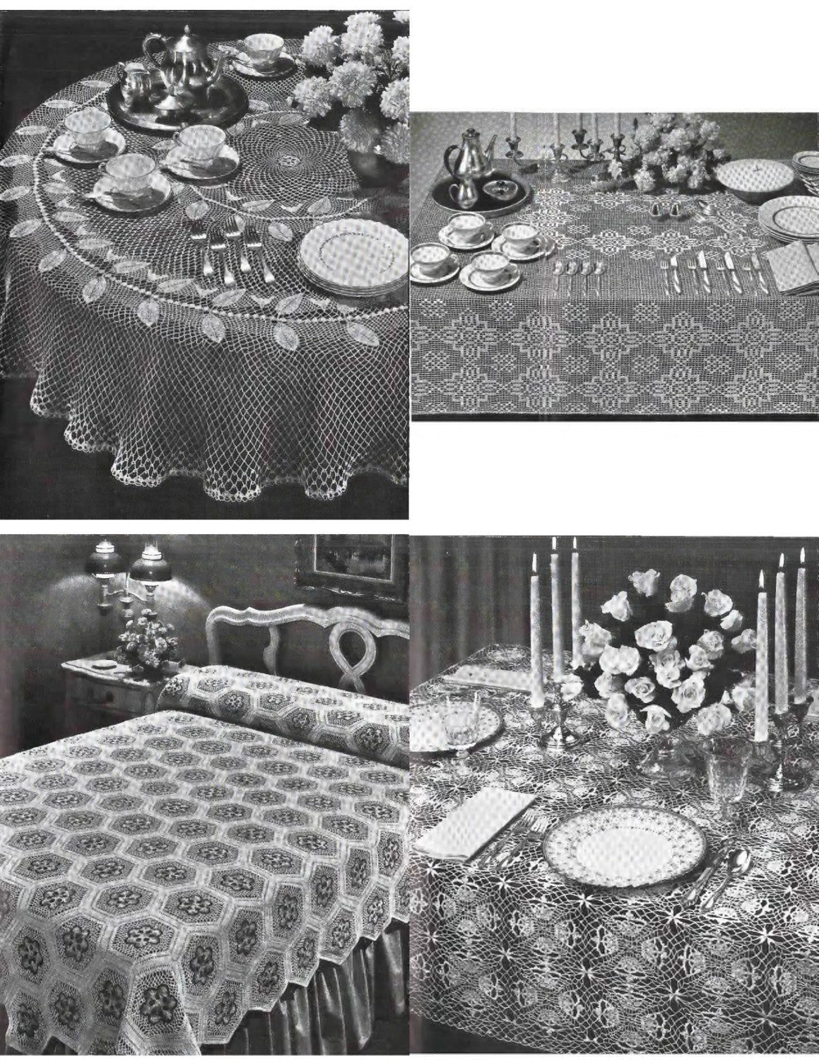 Coats & Clark’s Book No. 120 – Tablecloths Bedspreads (1961)