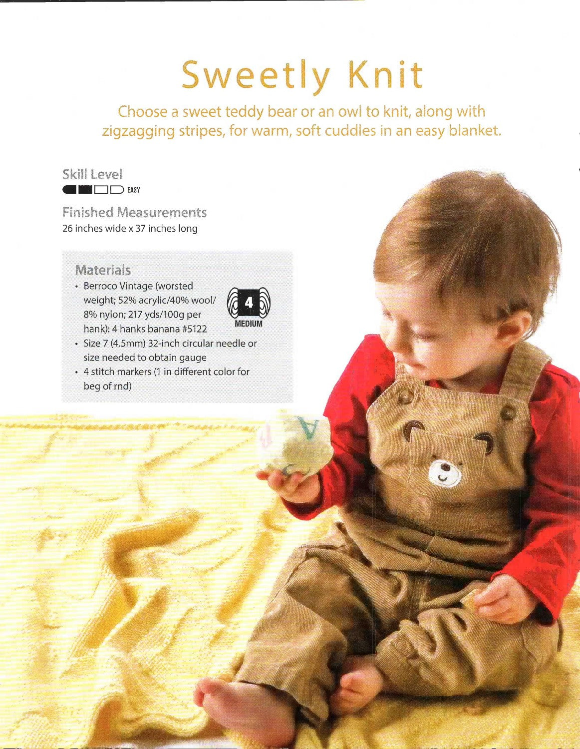 Blankies Just for Baby (Annie’s Knitting), 2015
