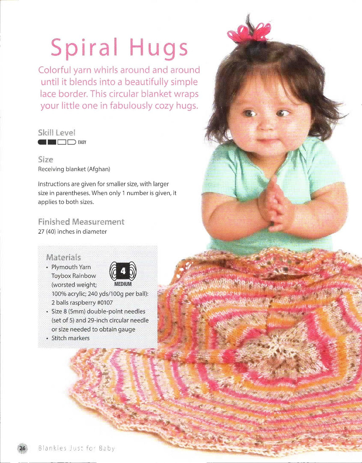 Blankies Just for Baby (Annie’s Knitting), 2015