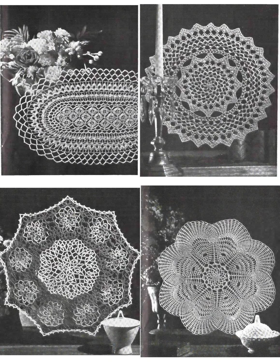 Coats & Clark’s Book No. 122 – Doilies by Priscilla (Copyright 1961)