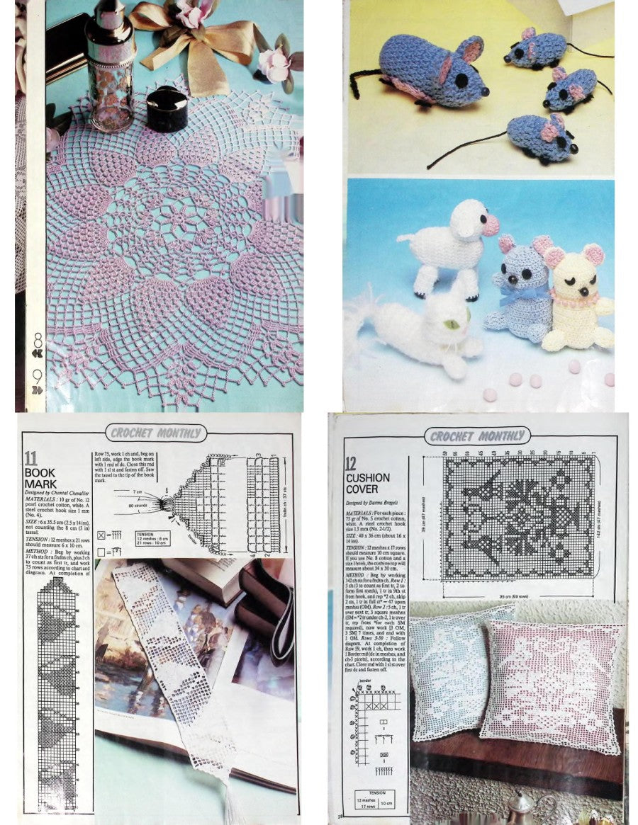 Crochet Monthly Number 123 — Les Éditions de Saxe, 1989