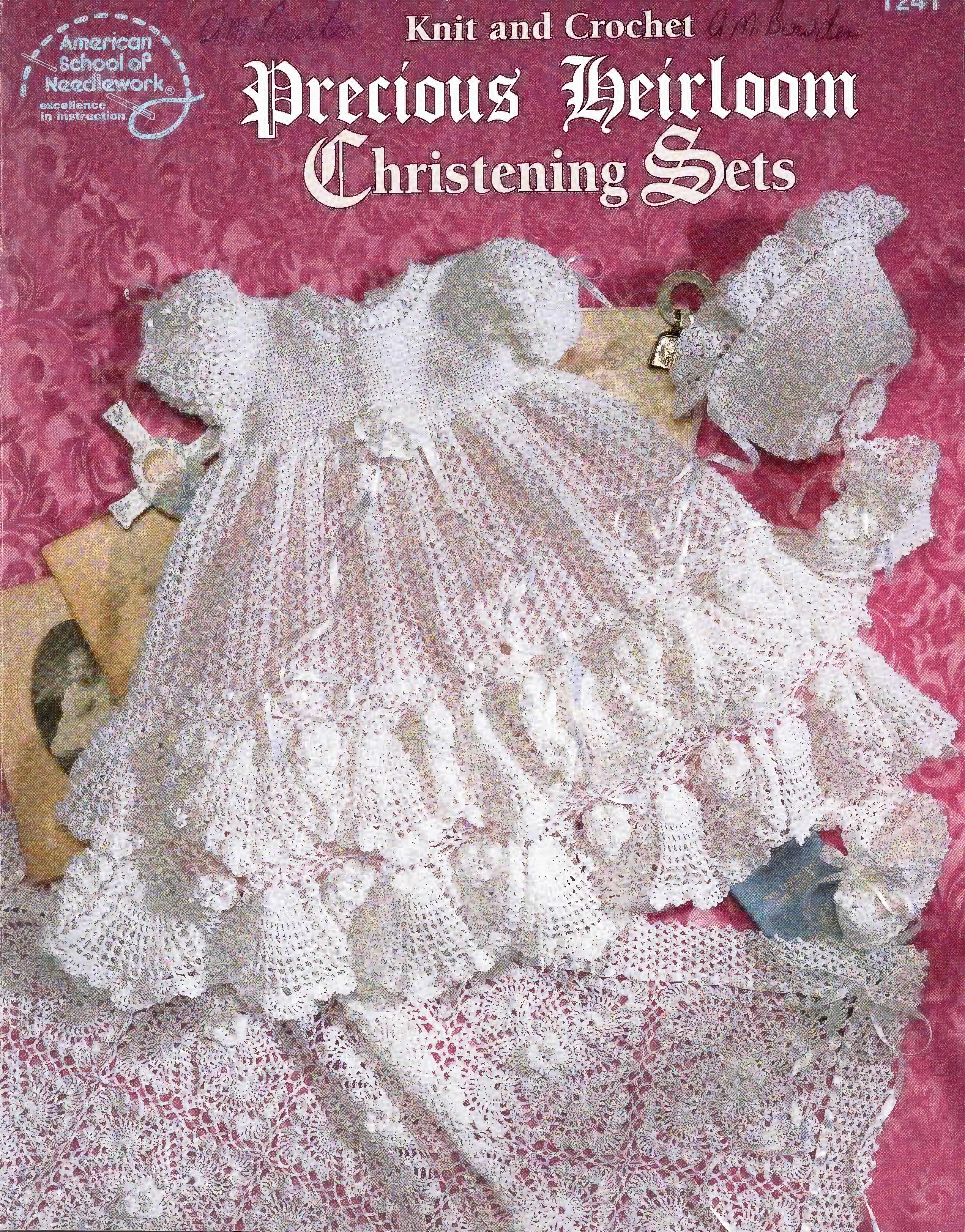 Precious Heirloom Christening Sets (1997) - American School of Needlework #1241