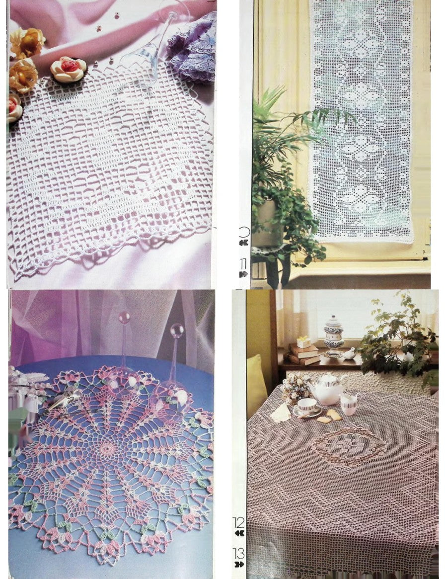 Crochet Monthly Number 124 — Les Éditions de Saxe, 1989