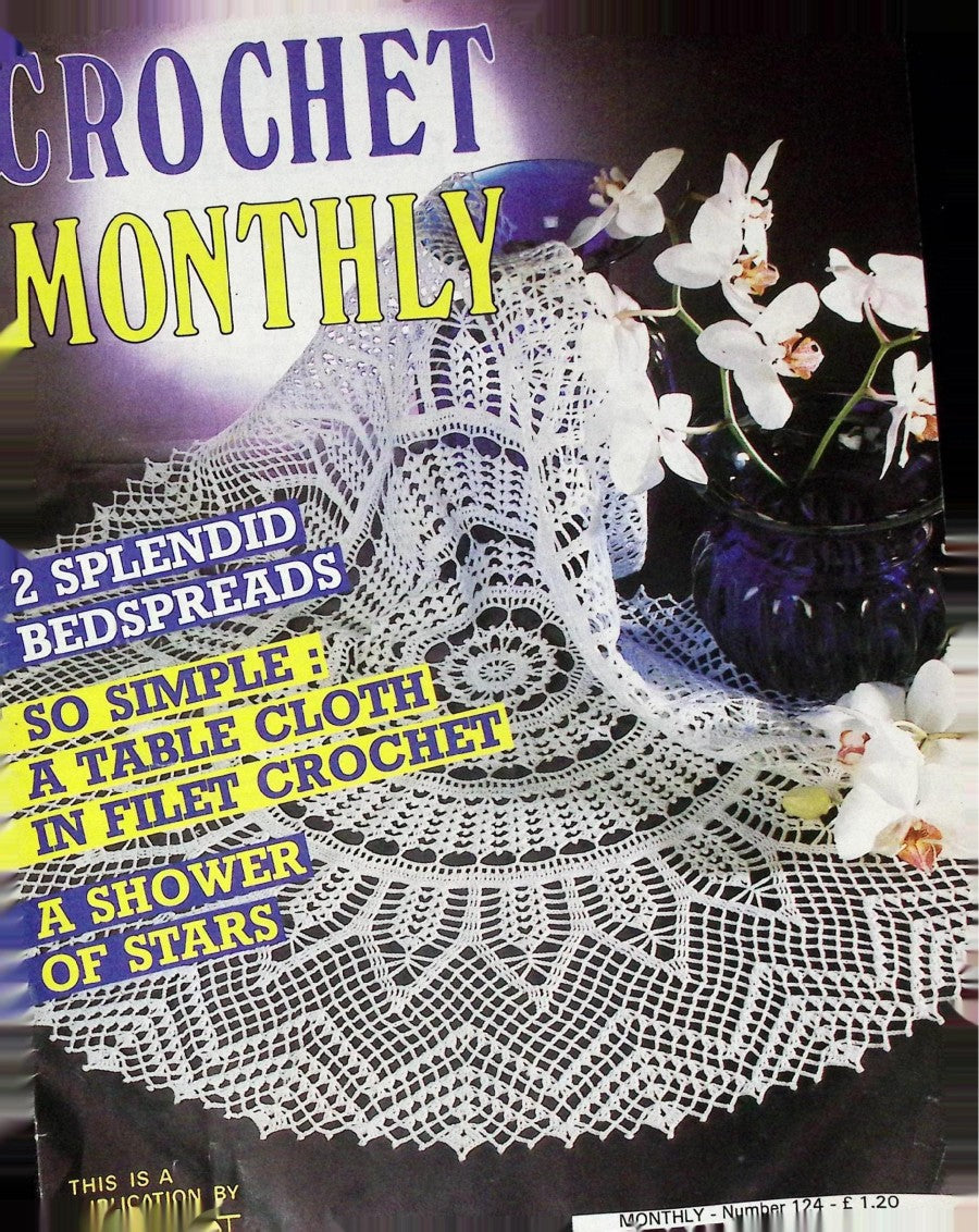 Crochet Monthly Number 124 — Les Éditions de Saxe, 1989