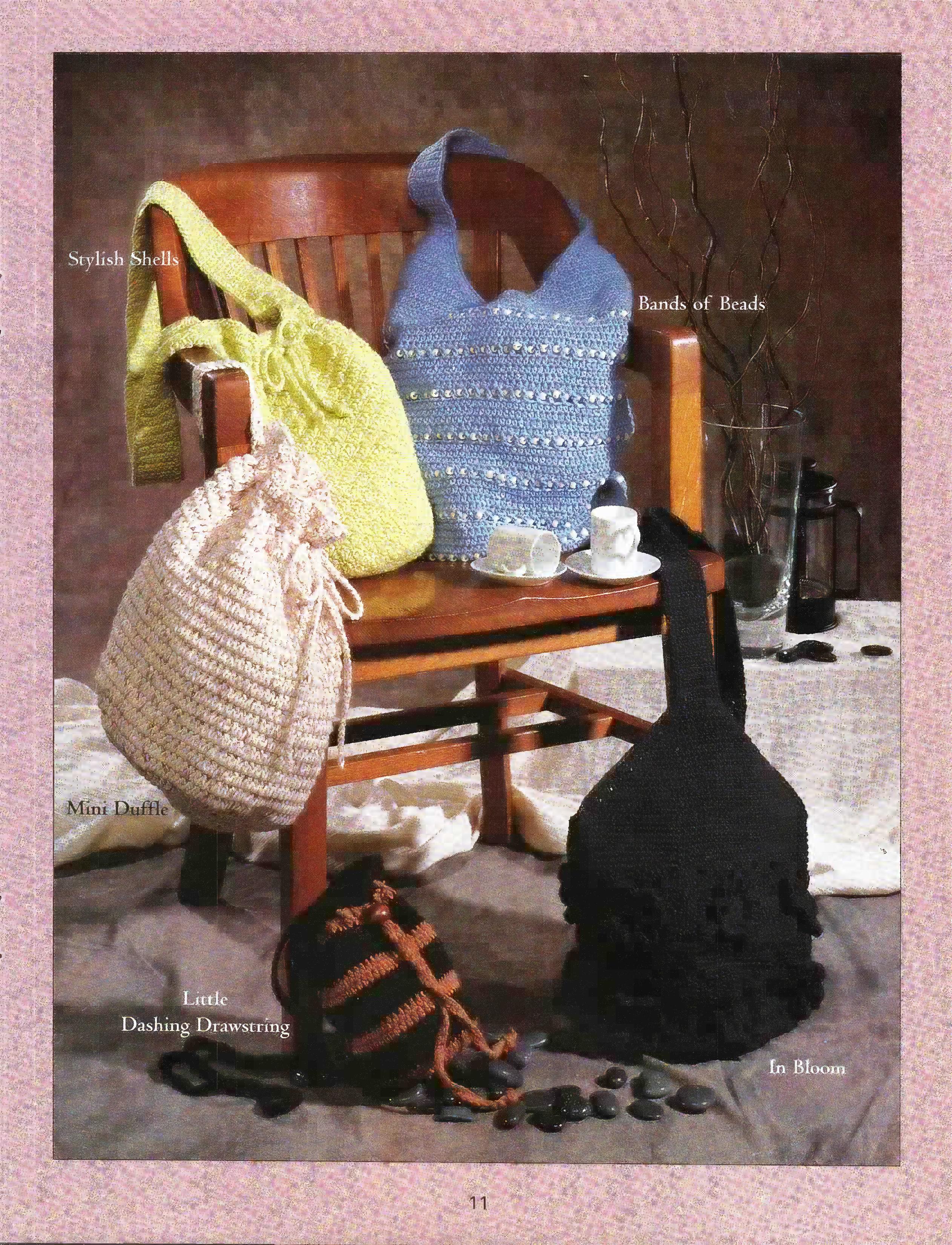 Crochet Trendsetting Totes (1997) - American School of Needlework #1251