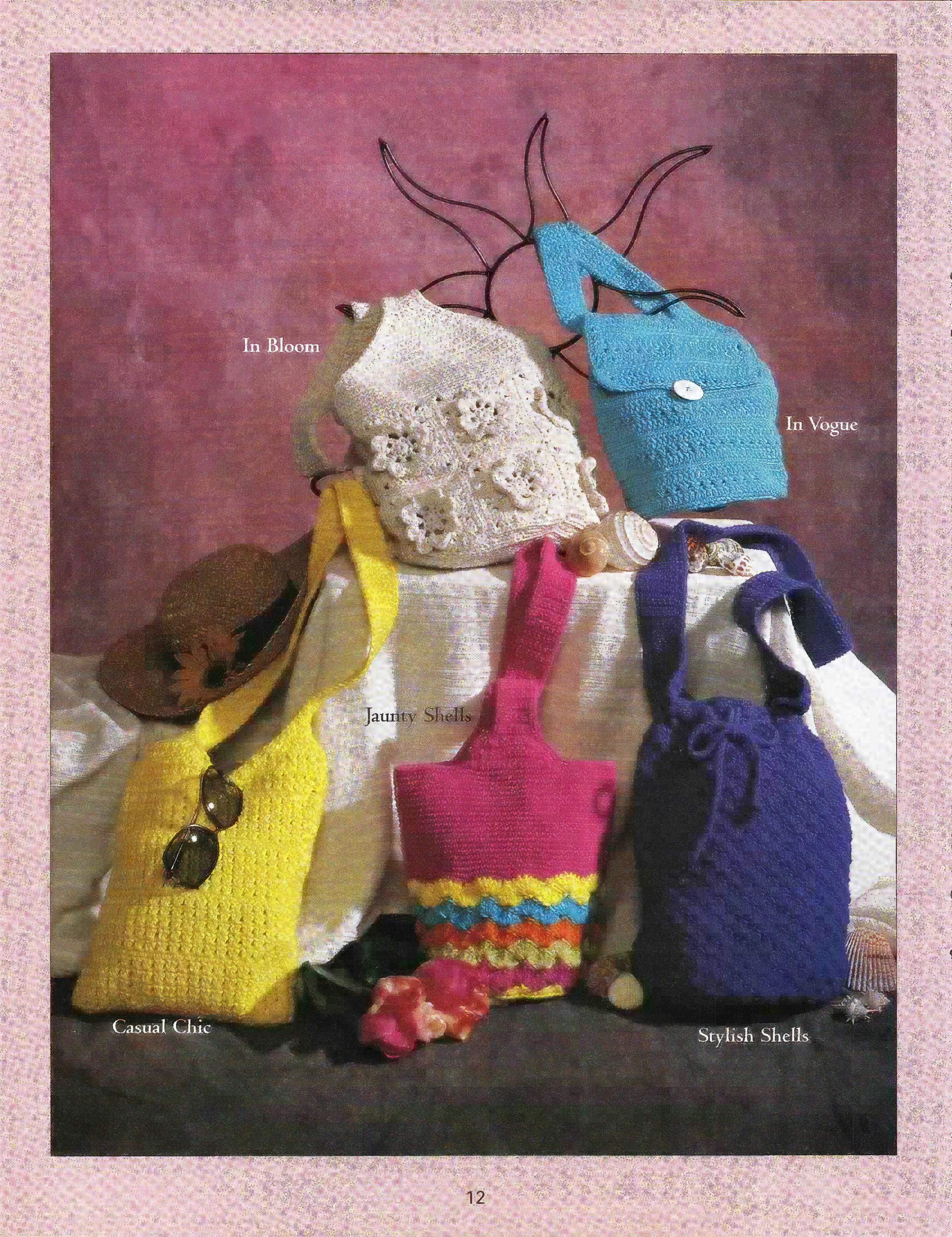 Crochet Trendsetting Totes (1997) - American School of Needlework #1251