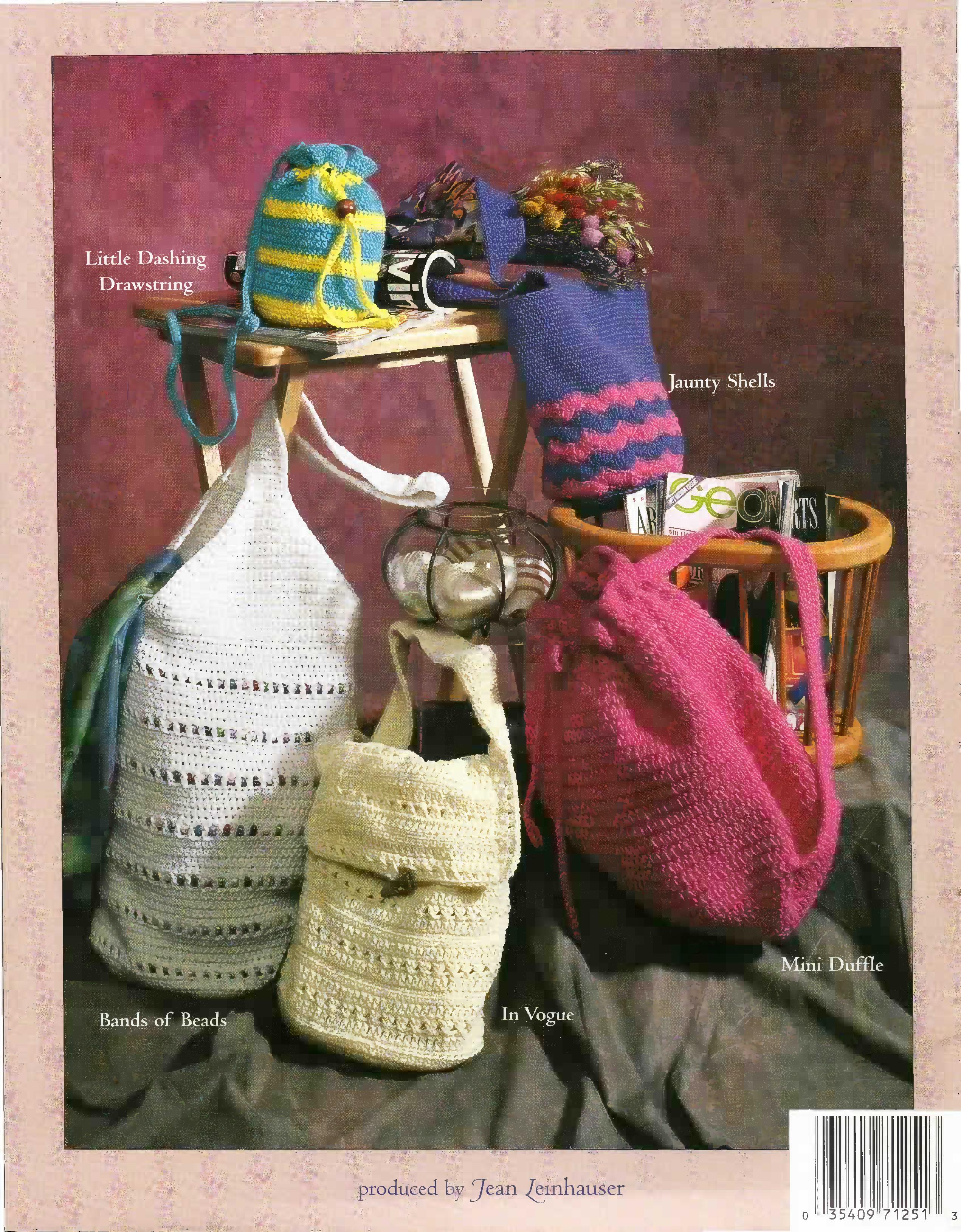 Crochet Trendsetting Totes (1997) - American School of Needlework #1251