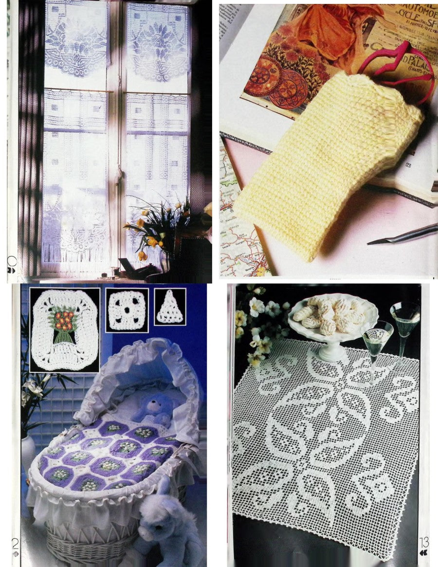Crochet Monthly Number 126 — Les Éditions de Saxe, 1990