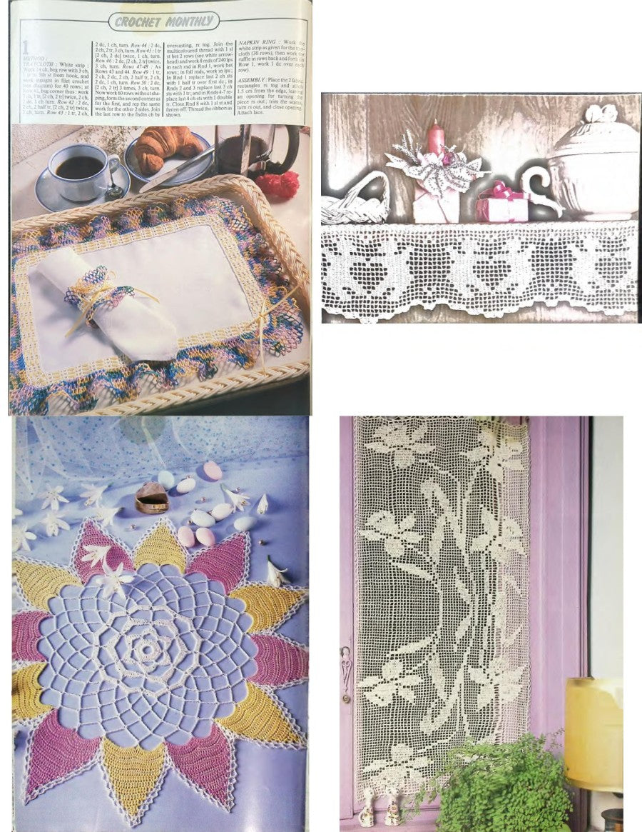 Crochet Monthly Number 127 — Les Éditions de Saxe, 1990