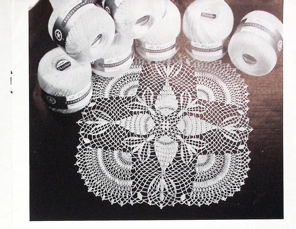 Doilies — American Thread Star Doily Book No. 128, 1956