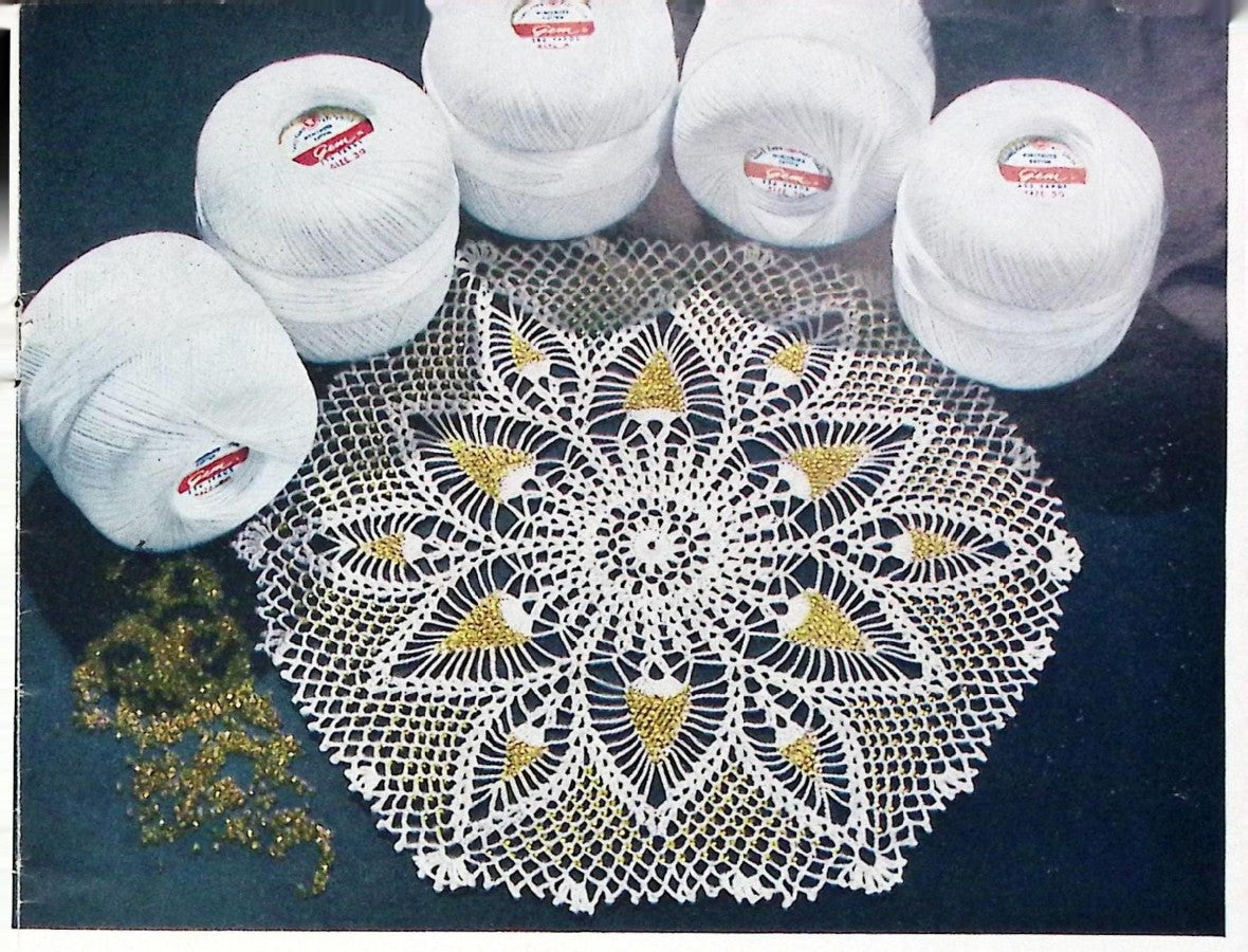 Doilies — American Thread Star Doily Book No. 128, 1956